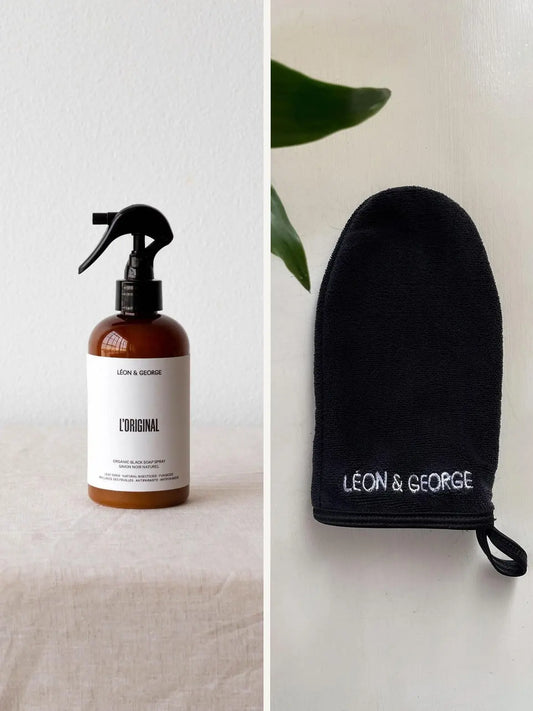 Black Soap & Premium Shining Mitt For Dust-free Foliage